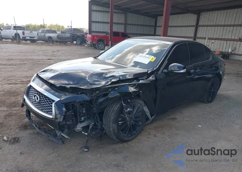 2021 Infiniti Q50 Luxe Awd z USA, uszkodzony, nr VIN JN1EV7BR9MM755855